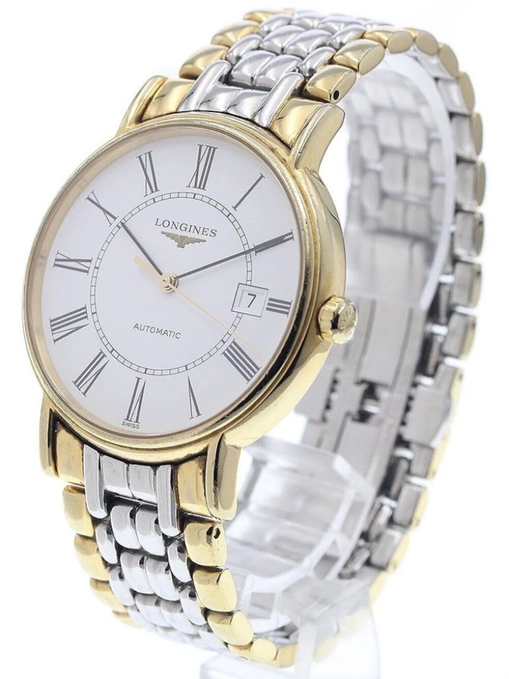 LONGINES Plaisance L4.921.2 Date white Dial Automatic Men's Watch_942508